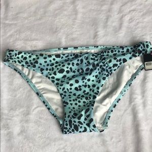 Victoria’s Secret blue cheetah print bikini bottom